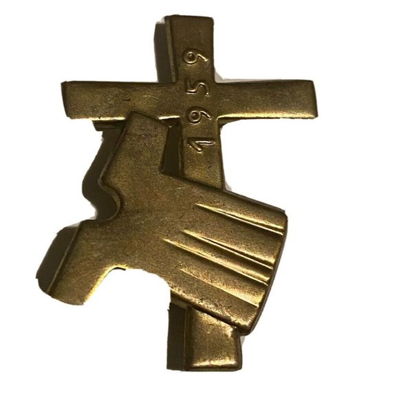Vintage Catholic Jesus Holy Robe  of Trier  1059 Pin Religious Collector - Picture 1 of 6